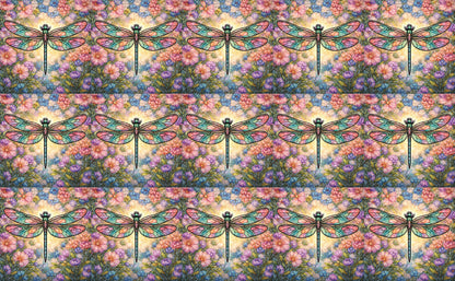 DecoCraft - Studio 1375 - Scenic Tiles Series - Radiant Bloom Dragonfly