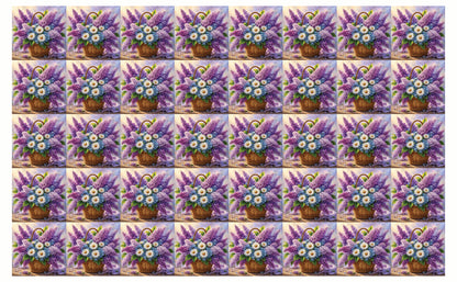 DecoCraft - Studio 1375 - Scenic Tiles Series - Garden Harvest Bouquet