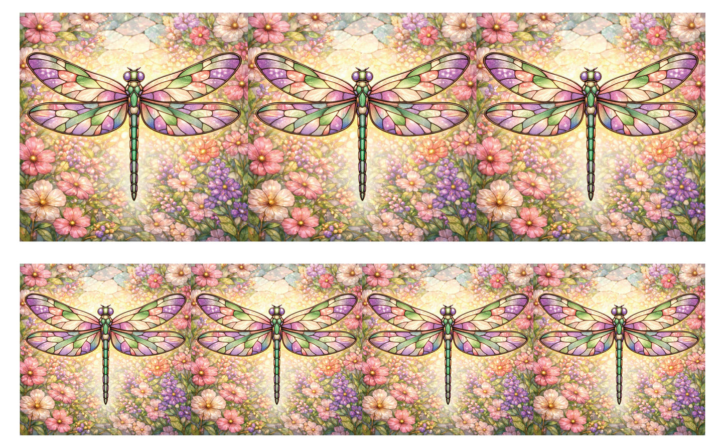 DecoCraft - Studio 1375 - Scenic Tiles Series - Petalglow Dragonfly