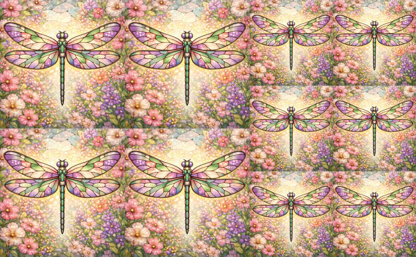DecoCraft - Studio 1375 - Scenic Tiles Series - Petalglow Dragonfly