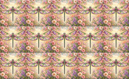 DecoCraft - Studio 1375 - Scenic Tiles Series - Petalglow Dragonfly