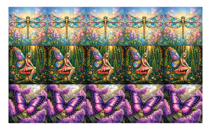 DecoCraft - Studio 1375 - Scenic Tiles Series - Enchanted Petalwing Collection