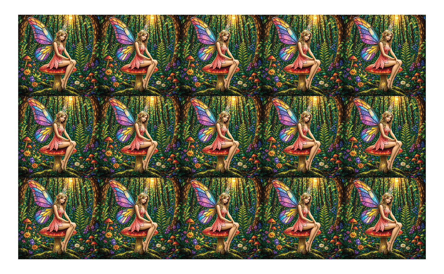 DecoCraft - Studio 1375 - Scenic Tiles Series - Petalwing Forest Fairy