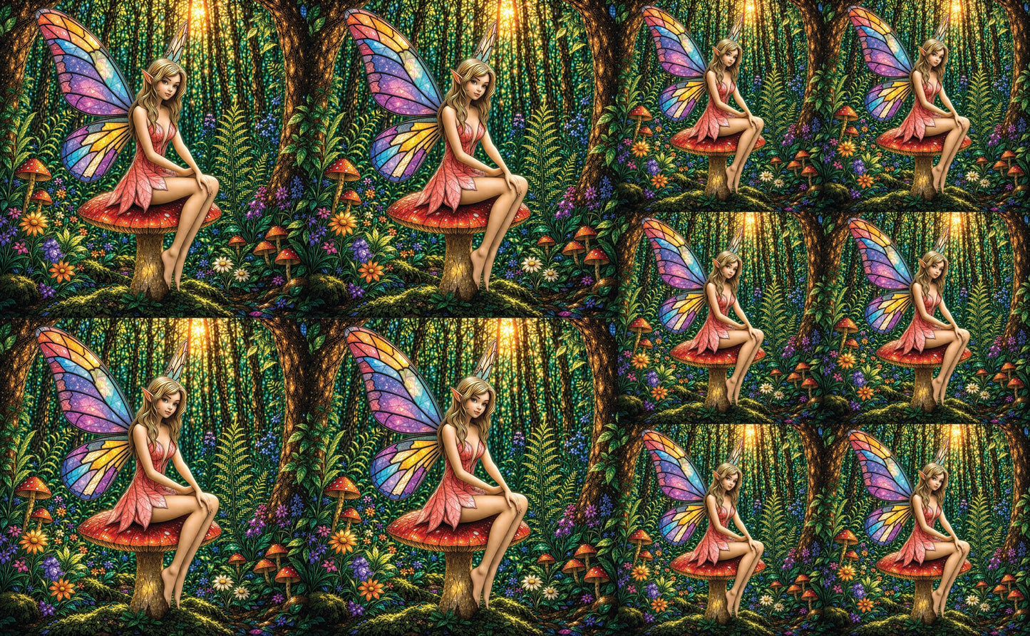 DecoCraft - Studio 1375 - Scenic Tiles Series - Petalwing Forest Fairy