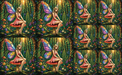 DecoCraft - Studio 1375 - Scenic Tiles Series - Petalwing Forest Fairy