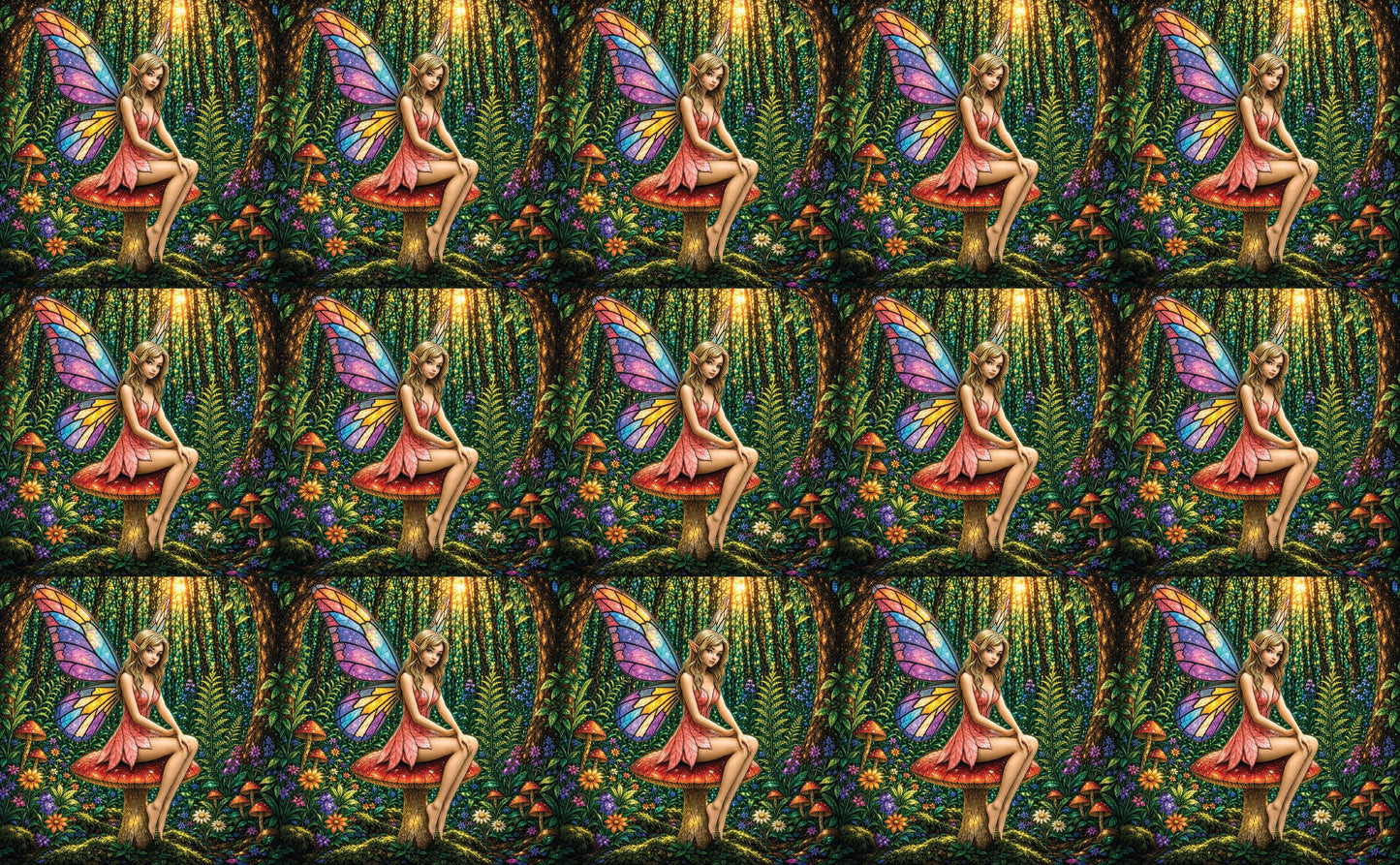 DecoCraft - Studio 1375 - Scenic Tiles Series - Petalwing Forest Fairy