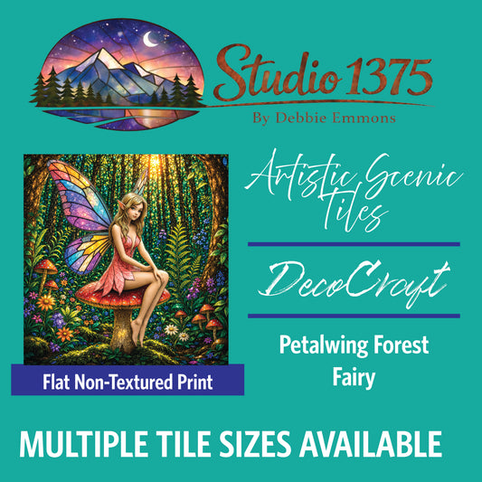 DecoCraft - Studio 1375 - Scenic Tiles Series - Petalwing Forest Fairy