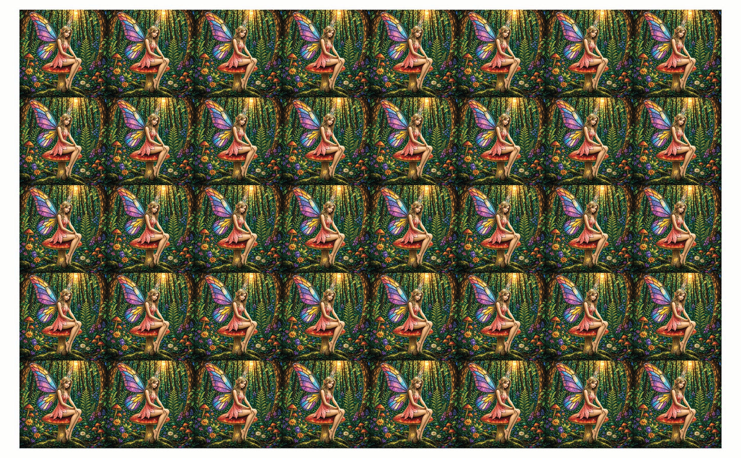 DecoCraft - Studio 1375 - Scenic Tiles Series - Petalwing Forest Fairy