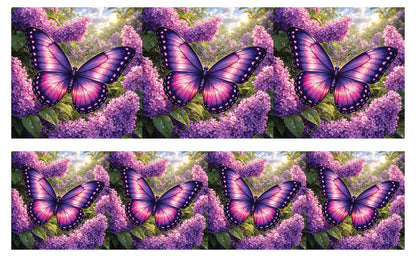 DecoCraft - Studio 1375 - Scenic Tiles Series - Twilight Petalwing Butterfly