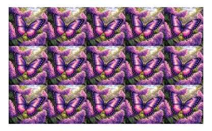 DecoCraft - Studio 1375 - Scenic Tiles Series - Twilight Petalwing Butterfly
