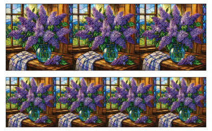 DecoCraft - Studio 1375 - Scenic Tiles Series - Sunlit Lilac Window