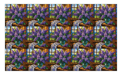 DecoCraft - Studio 1375 - Scenic Tiles Series - Sunlit Lilac Window