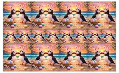 DecoCraft - Studio 1375 - Scenic Tiles Series - Easter Shore Puffins