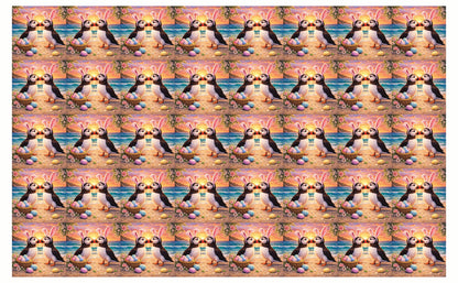 DecoCraft - Studio 1375 - Scenic Tiles Series - Easter Shore Puffins