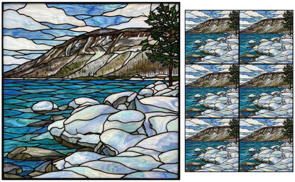 DecoCraft - Studio 1375 - Elevated Scenic Tiles Series - Alpine River Stones