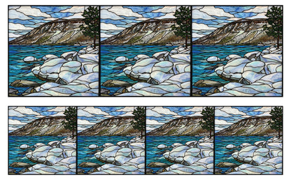 DecoCraft - Studio 1375 - Elevated Scenic Tiles Series - Alpine River Stones
