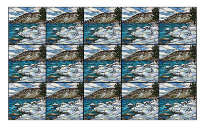 DecoCraft - Studio 1375 - Elevated Scenic Tiles Series - Alpine River Stones