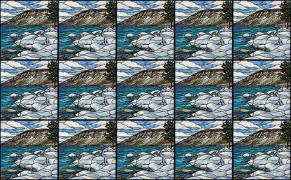 DecoCraft - Studio 1375 - Elevated Scenic Tiles Series - Alpine River Stones