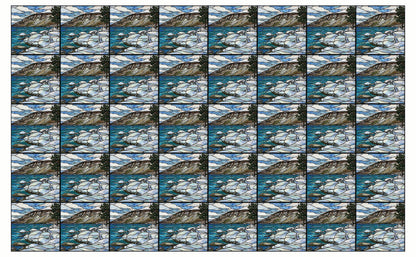 DecoCraft - Studio 1375 - Elevated Scenic Tiles Series - Alpine River Stones