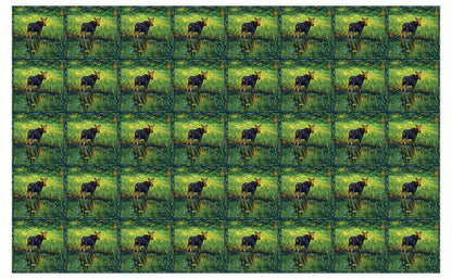 DecoCraft - Studio 1375 - Elevated Scenic Tiles Series - Golden Marsh Moose