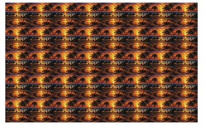 DecoCraft - Studio 1375 - Elevated Scenic Tiles Series - Sunset Island Glow