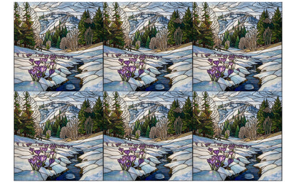 DecoCraft - Studio 1375 - Elevated Scenic Tiles Series - Thawing Spring Stream