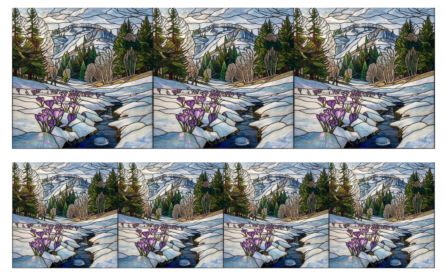 DecoCraft - Studio 1375 - Elevated Scenic Tiles Series - Thawing Spring Stream
