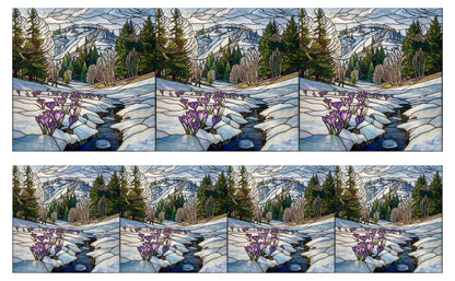 DecoCraft - Studio 1375 - Elevated Scenic Tiles Series - Thawing Spring Stream