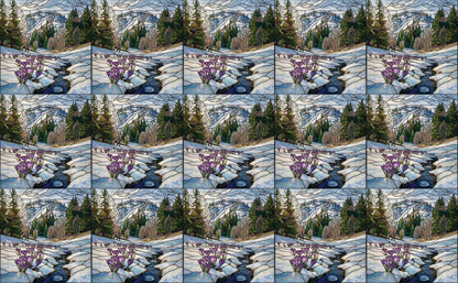 DecoCraft - Studio 1375 - Elevated Scenic Tiles Series - Thawing Spring Stream
