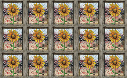 DecoCraft - Studio 1375 - Scenic Tiles Series - Urban Sunflower Bloom