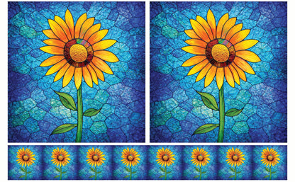 DecoCraft - Studio 1375 - Elevated Scenic Tiles Series - Radiant Sunflower