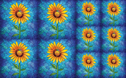 DecoCraft - Studio 1375 - Elevated Scenic Tiles Series - Radiant Sunflower