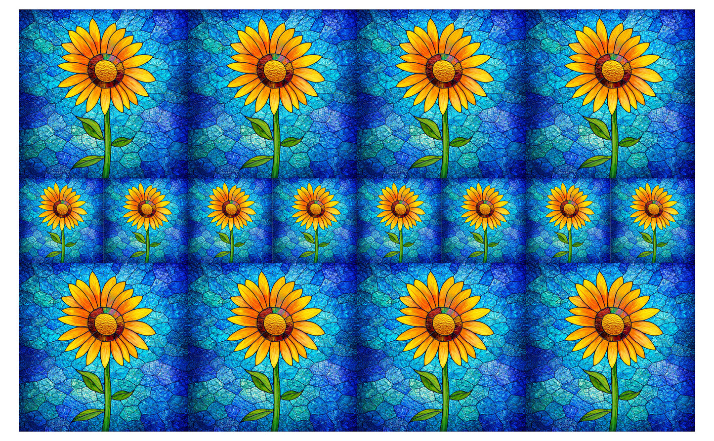 DecoCraft - Studio 1375 - Elevated Scenic Tiles Series - Radiant Sunflower