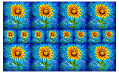 DecoCraft - Studio 1375 - Elevated Scenic Tiles Series - Radiant Sunflower