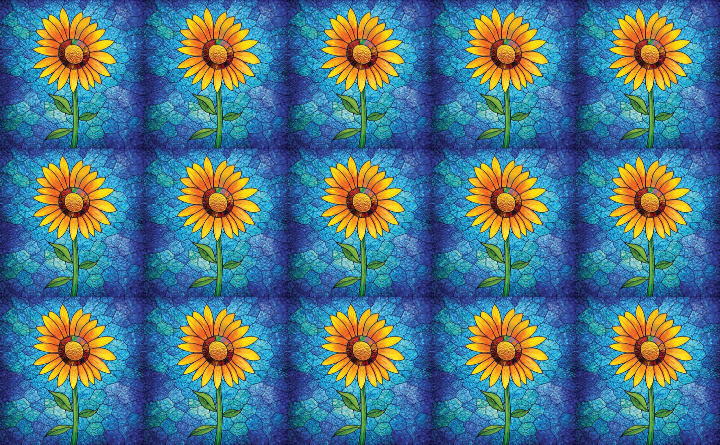 DecoCraft - Studio 1375 - Elevated Scenic Tiles Series - Radiant Sunflower