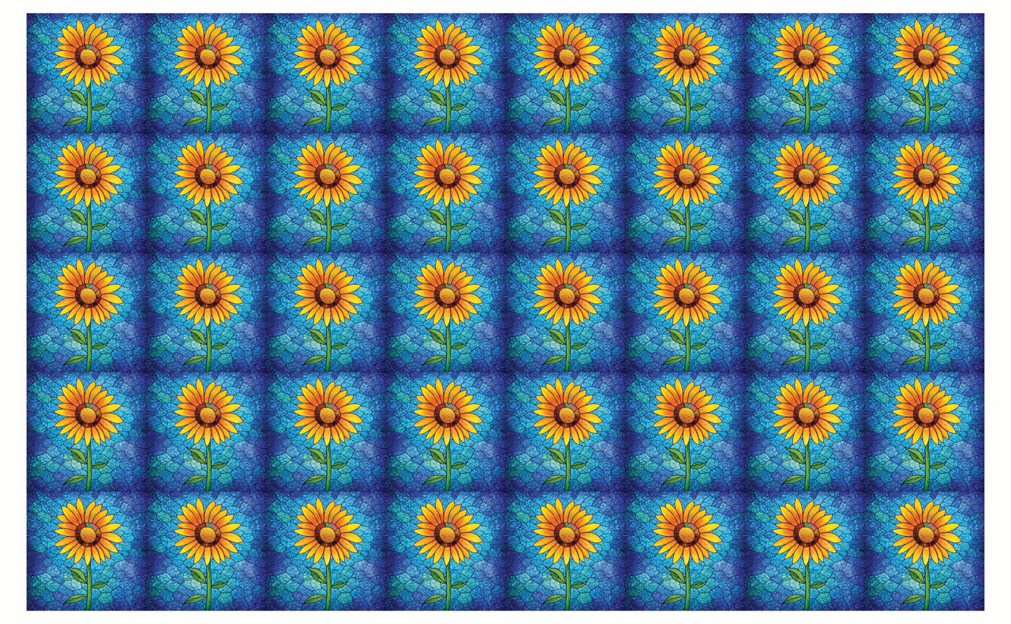DecoCraft - Studio 1375 - Elevated Scenic Tiles Series - Radiant Sunflower