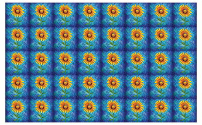DecoCraft - Studio 1375 - Elevated Scenic Tiles Series - Radiant Sunflower
