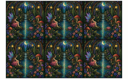 DecoCraft - Studio 1375 - Elevated Scenic Tiles Series - Moonlit Fairy Falls