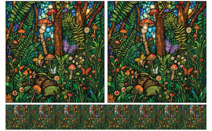 DecoCraft - Studio 1375 - Elevated Scenic Tiles Series - Mushroom Haven