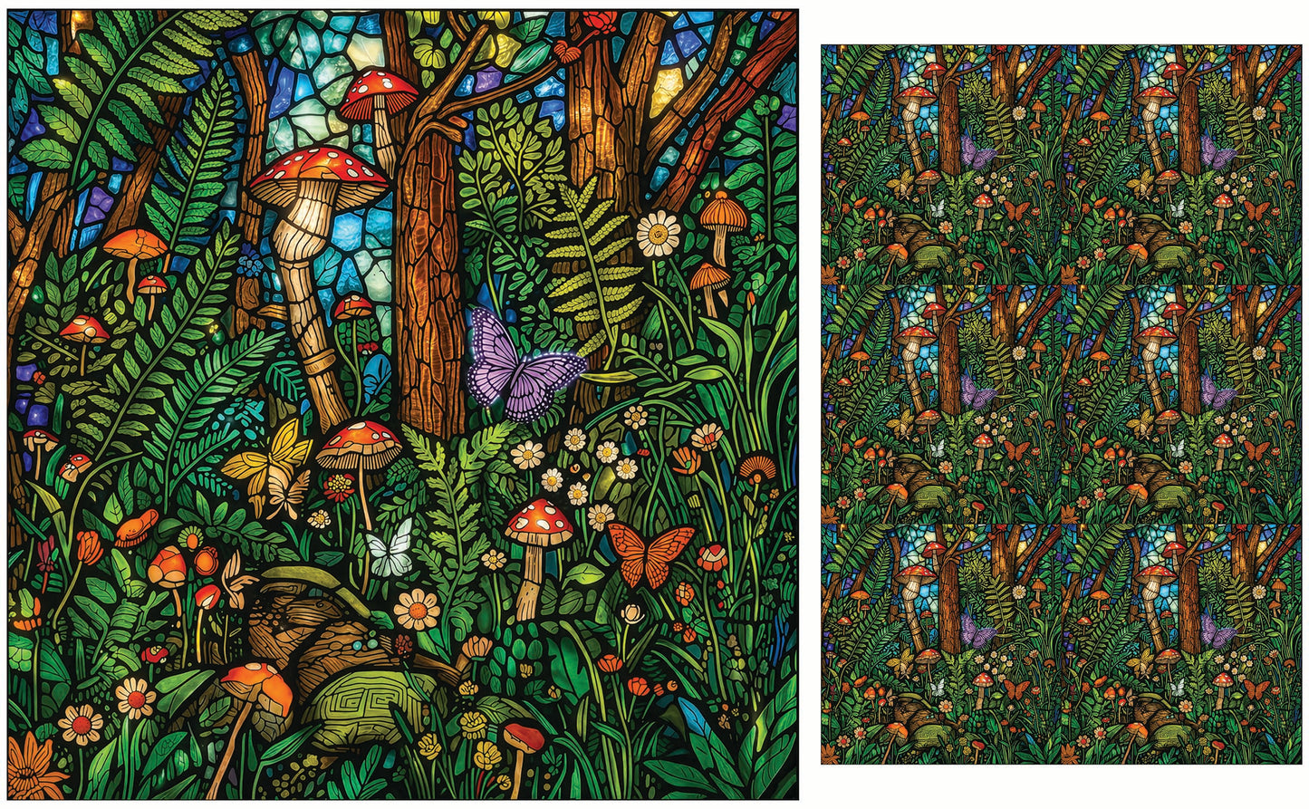 DecoCraft - Studio 1375 - Elevated Scenic Tiles Series - Mushroom Haven
