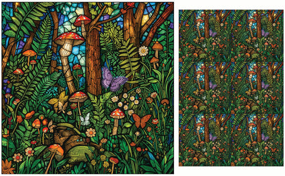 DecoCraft - Studio 1375 - Elevated Scenic Tiles Series - Mushroom Haven