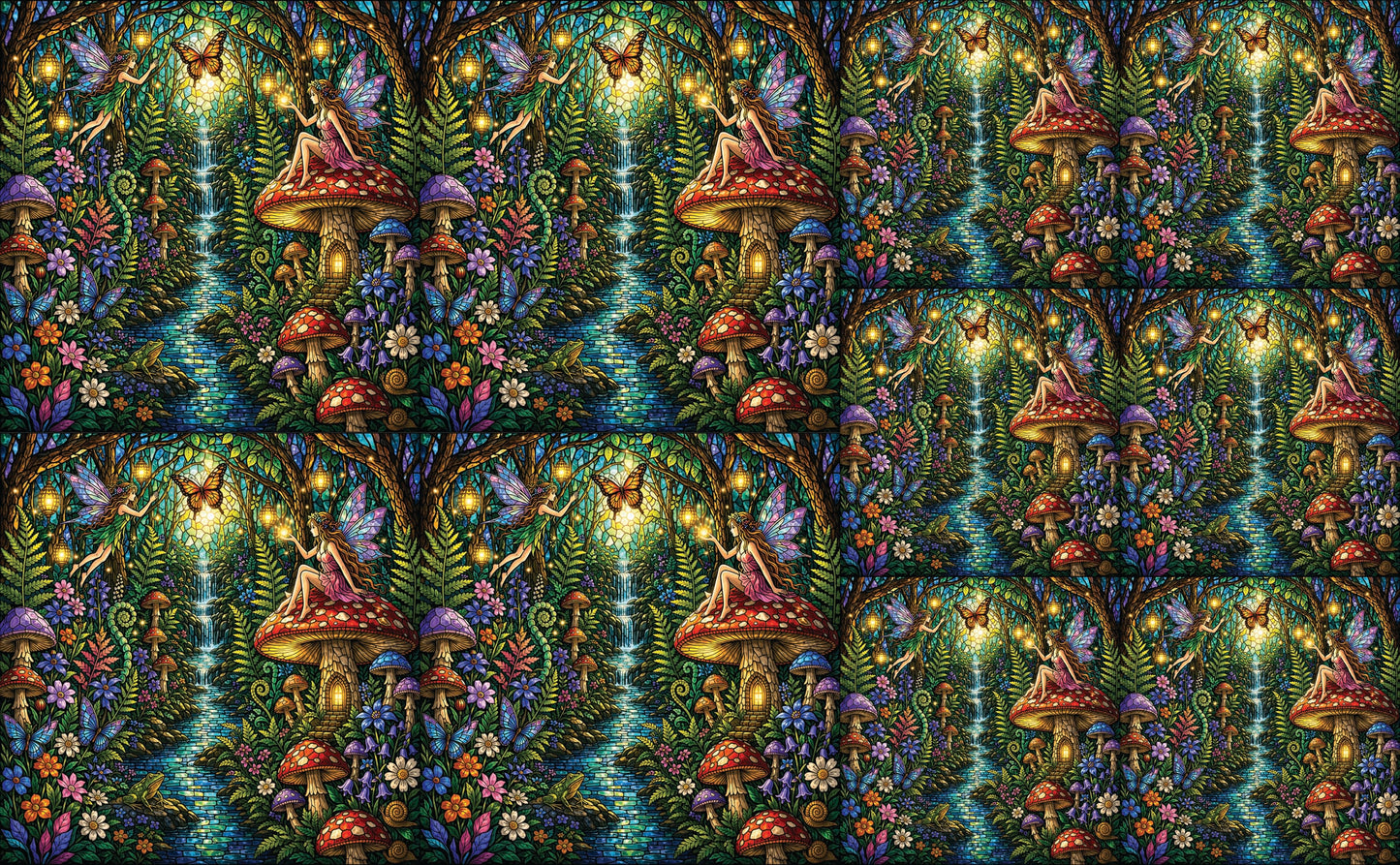 DecoCraft - Studio 1375 - Elevated Scenic Tiles Series - Fairy Glow Gathering
