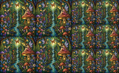 DecoCraft - Studio 1375 - Elevated Scenic Tiles Series - Fairy Glow Gathering
