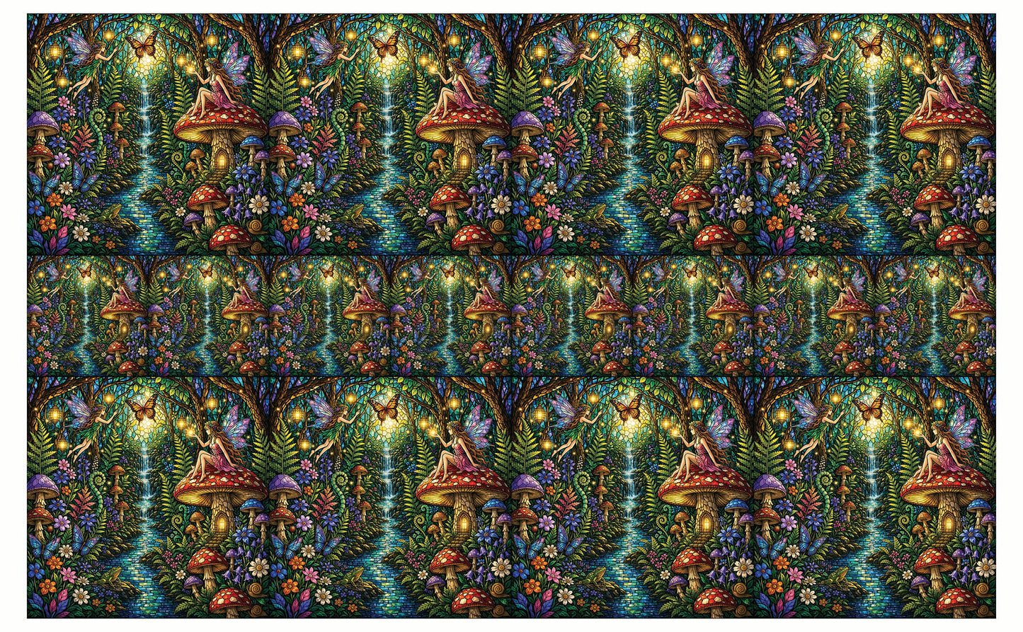 DecoCraft - Studio 1375 - Elevated Scenic Tiles Series - Fairy Glow Gathering