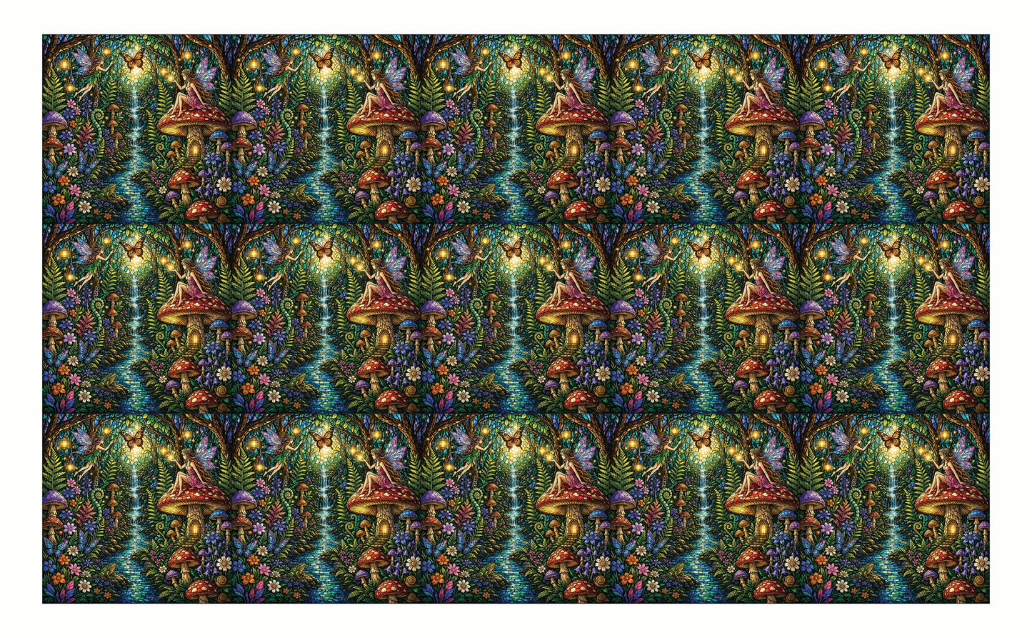 DecoCraft - Studio 1375 - Elevated Scenic Tiles Series - Fairy Glow Gathering