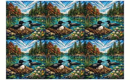 DecoCraft - Studio 1375 - Elevated Scenic Tiles Series - Riverside Loon Nest