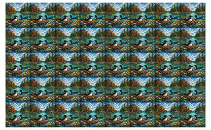 DecoCraft - Studio 1375 - Elevated Scenic Tiles Series - Riverside Loon Nest