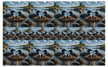 DecoCraft - Studio 1375 - Scenic Tiles Series - Loon Family
