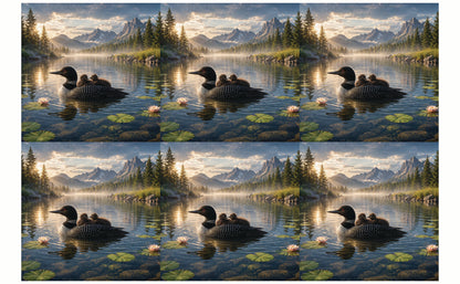 DecoCraft - Studio 1375 - Scenic Tiles Series - Loons at Dawn