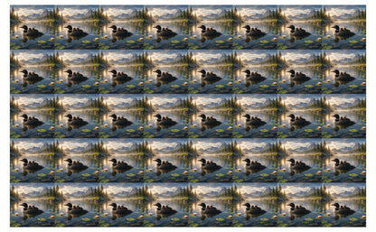 DecoCraft - Studio 1375 - Scenic Tiles Series - Loons at Dawn